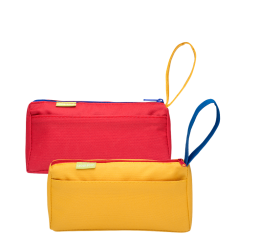 ESTOJO ESCOLAR DUPLO TRIANGULAR C/AL&Ccedil;A 73174